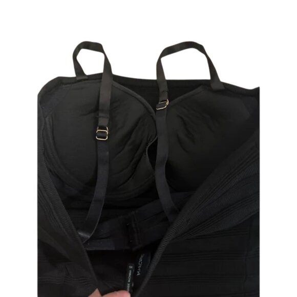 Marciano bodycon mini dress black womens size XS - Picture 4 of 7